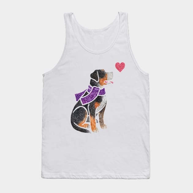 Watercolour Greater Swiss Mountain Dog Tank Top by animalartbyjess